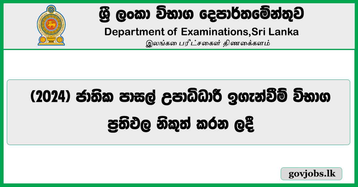 Interview List - National School Graduate Teaching Exam Results Released 2024