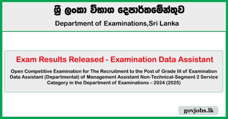 Exam Results Released - Examination Data Assistant 2024 (2025)