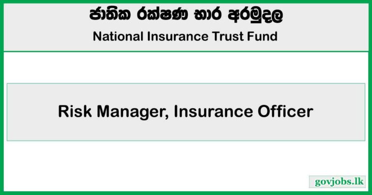 Risk Manager, Insurance Officer - National Insurance Trust Fund (NITF) Job Vacancies 2025